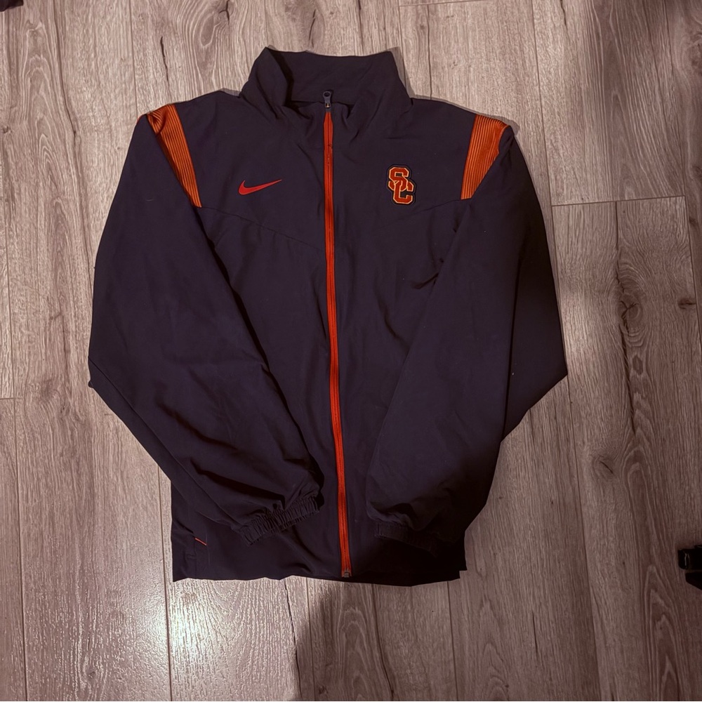 Black Nike Usc Windbreaker